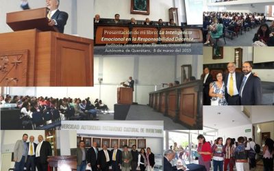 Presentación en Querétaro del libro La Inteligencia Emocional en la Responsabilidad Docente